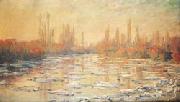 Claude Monet Ice Thawing on the Seine Spain oil painting artist